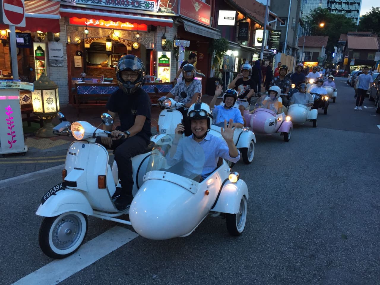 Singapore Sidecars Night Tour - სურათი 6