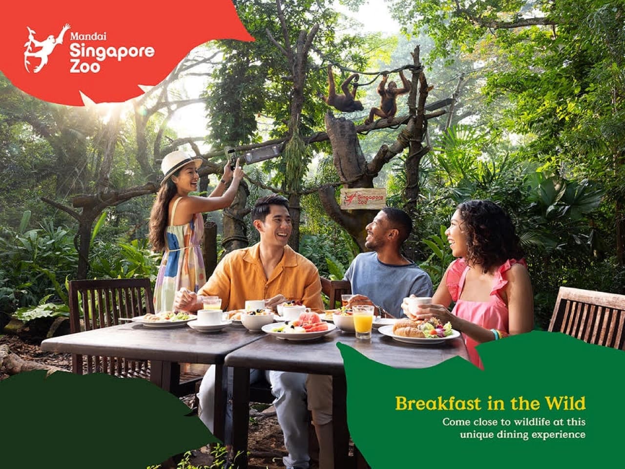 COMBO: Singapore Zoo + Breakfast in the Wild - მთავარი სურათი