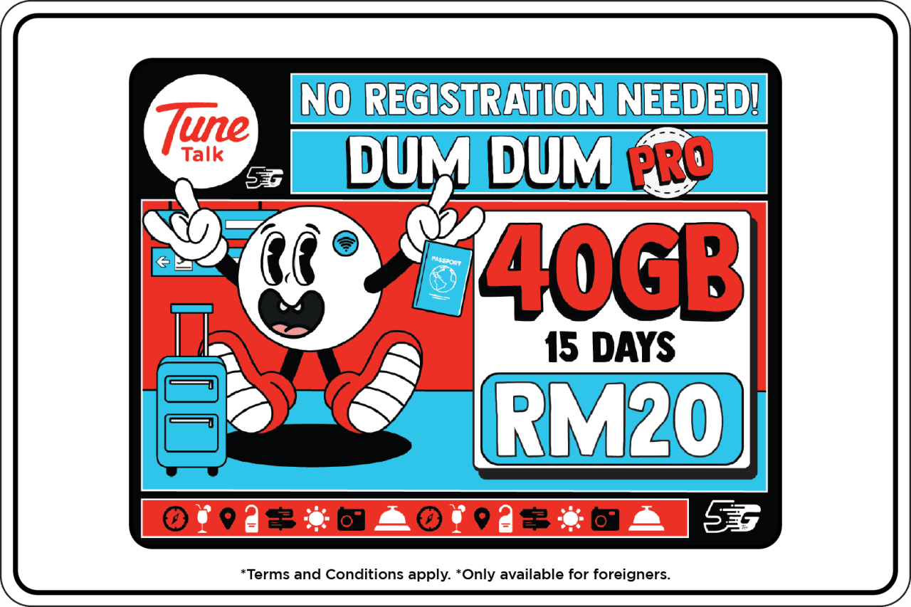 Malaysia 5G SIM Card (Kuala Lumpur International Airport Terminal 2 Pickup) - სურათი 6