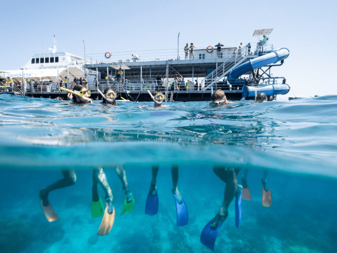 Great Barrier Reef Pontoon Full-Day Tour at Moore Reef - სურათი 3