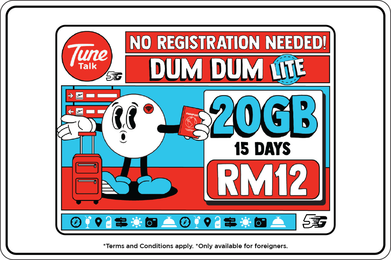 Malaysia Tune Talk 5G eSIM - სურათი 4