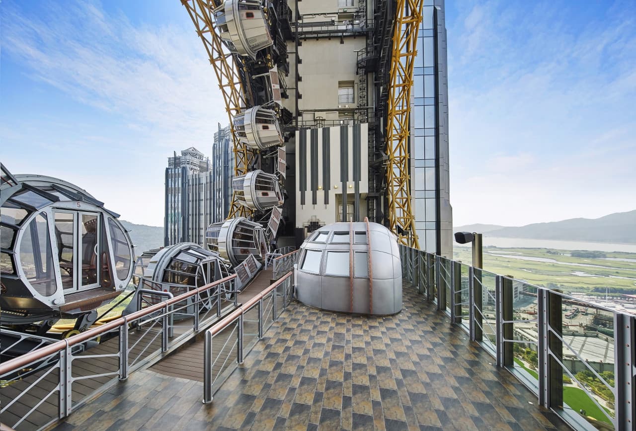 Studio City Macau Golden Reel Ferris Wheel - სურათი 7