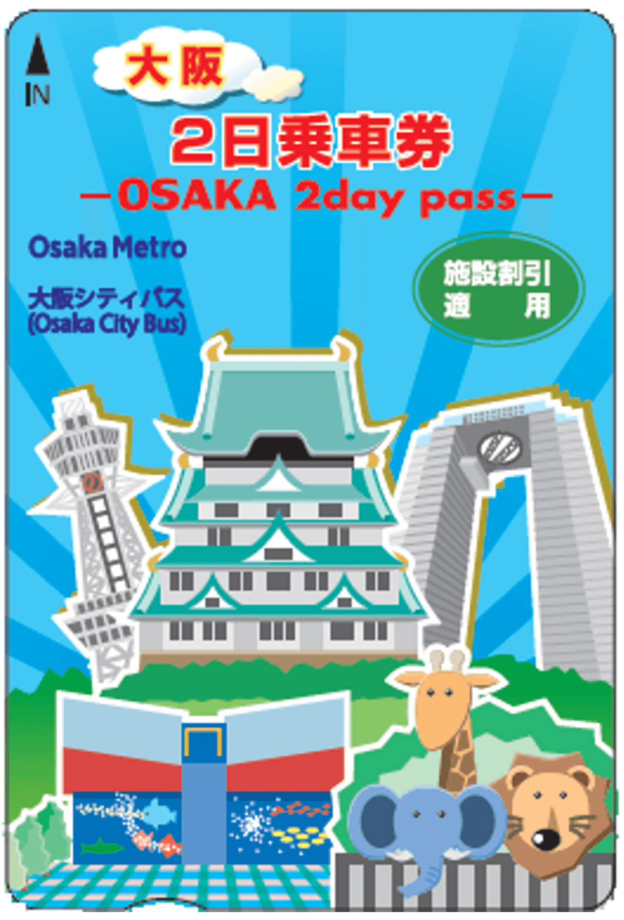 Osaka Metro and Osaka City Bus Pass - სურათი 4