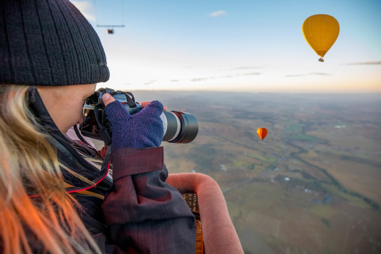Sunrise Hot Air Balloon Flight over Brisbane with Vineyard Breakfast - სურათი 4