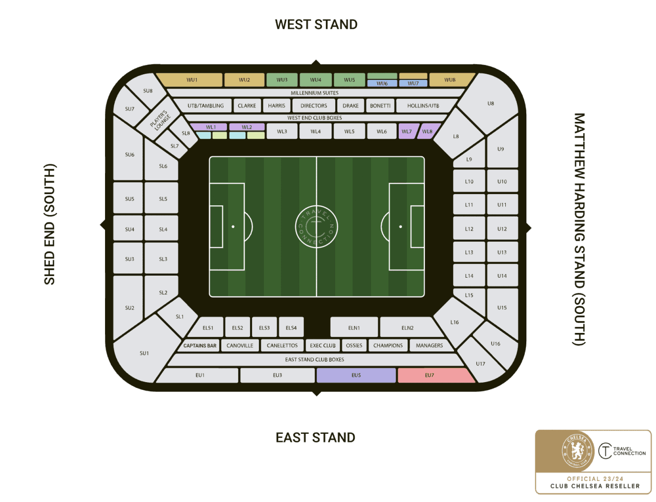 Premier League Football - Chelsea FC Match Ticket at Stamford Bridge Stadium - სურათი 5