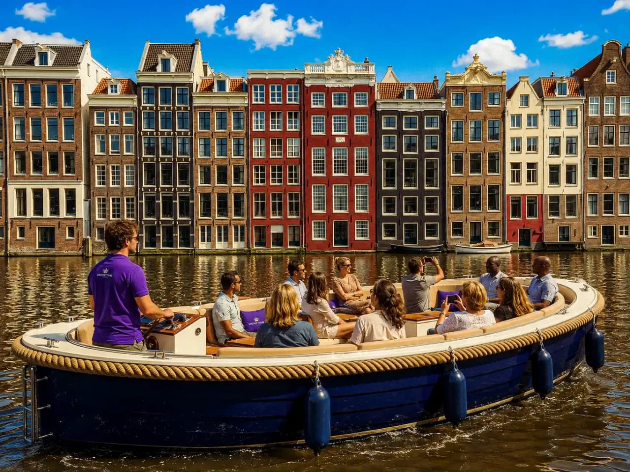 Amsterdam Open Boat Morning Cruise - სურათი 2