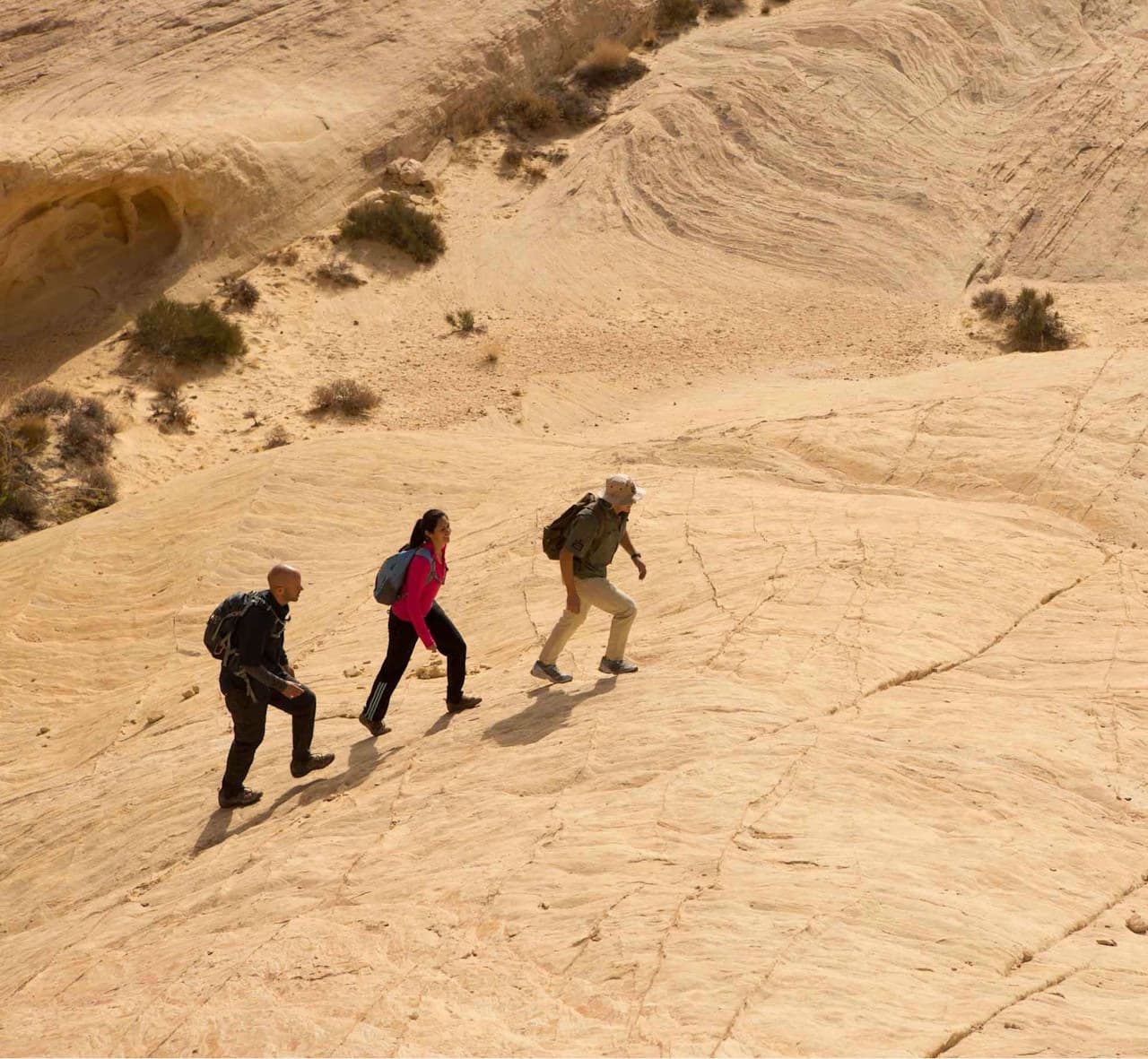 Hiking in the Valley of Fire - მთავარი სურათი