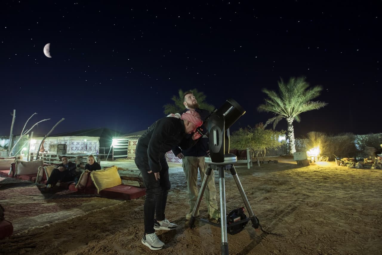 Dubai Private Night Safari Tour with Astronomy Session - სურათი 2