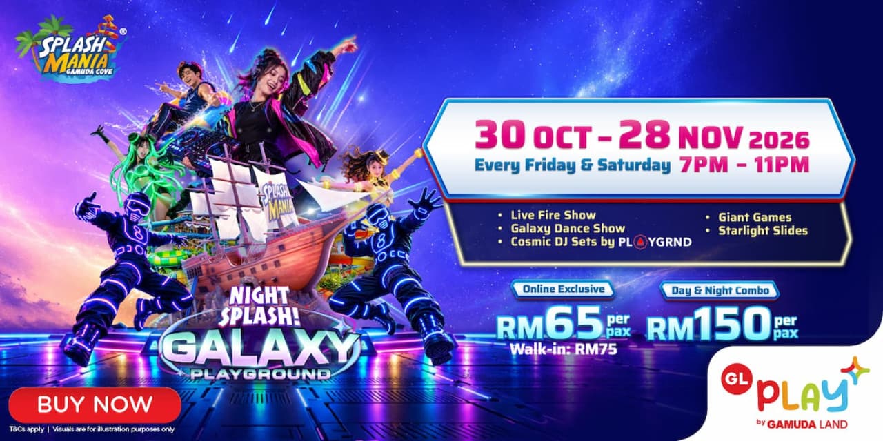 Night Splash - The Galaxy Playground by SplashMania Ticket - მთავარი სურათი