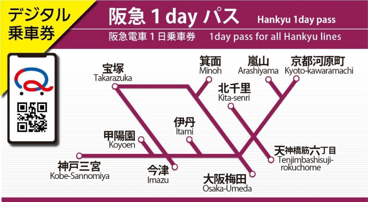 Hankyu One-Day Pass - მთავარი სურათი