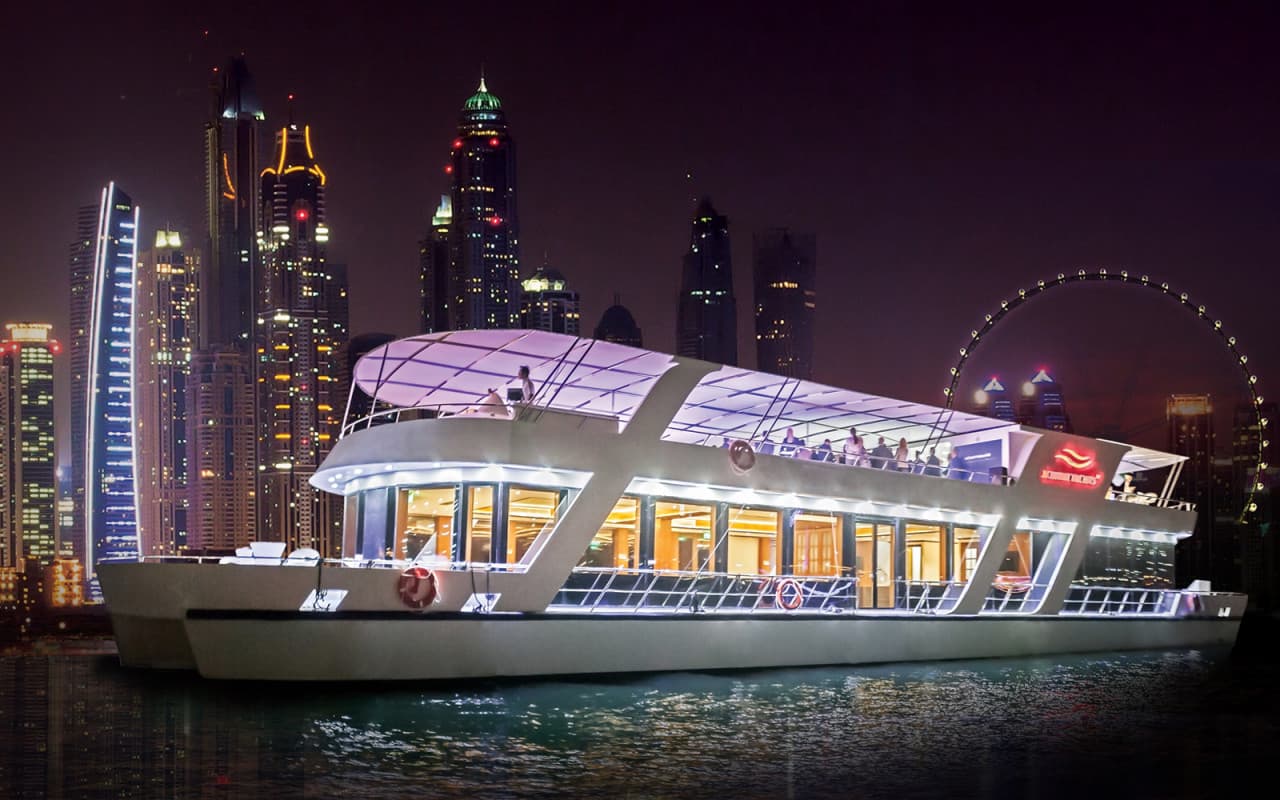 Dubai Marina Sunset or Dinner Cruise with Live Music - მთავარი სურათი