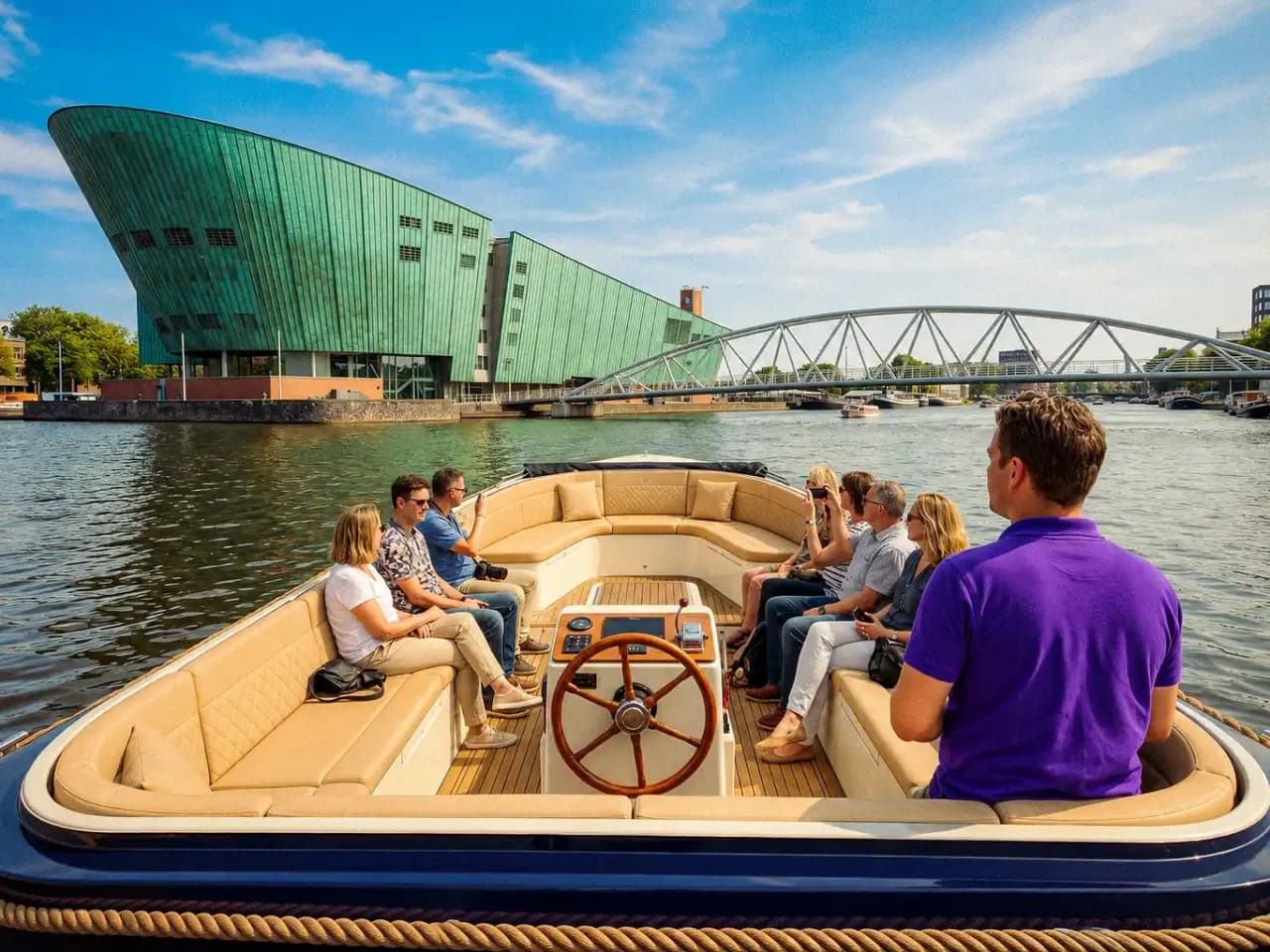 Amsterdam Open Boat Morning Cruise - მთავარი სურათი