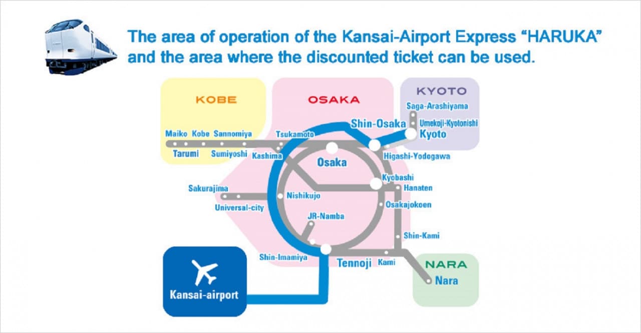 Haruka Airport Express - Kansai Airport to/from Osaka/Shin-Osaka/Kyoto/Nara/Kobe/Tennoji - სურათი 4