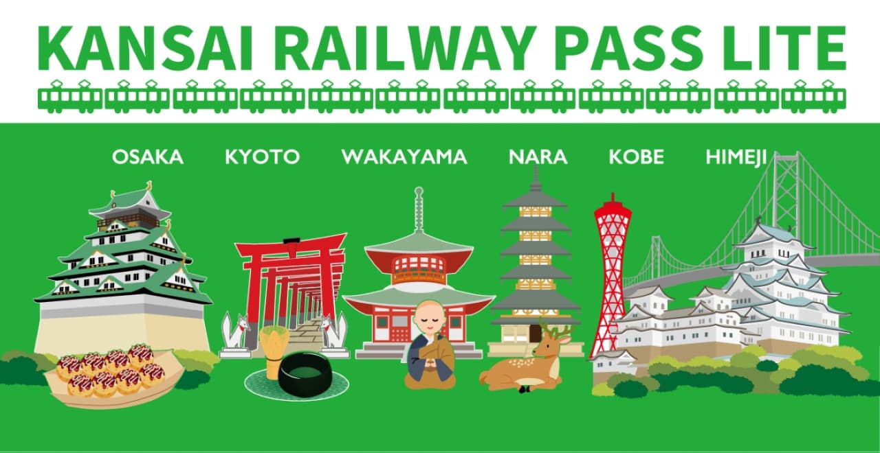Kansai Railway Pass - მთავარი სურათი