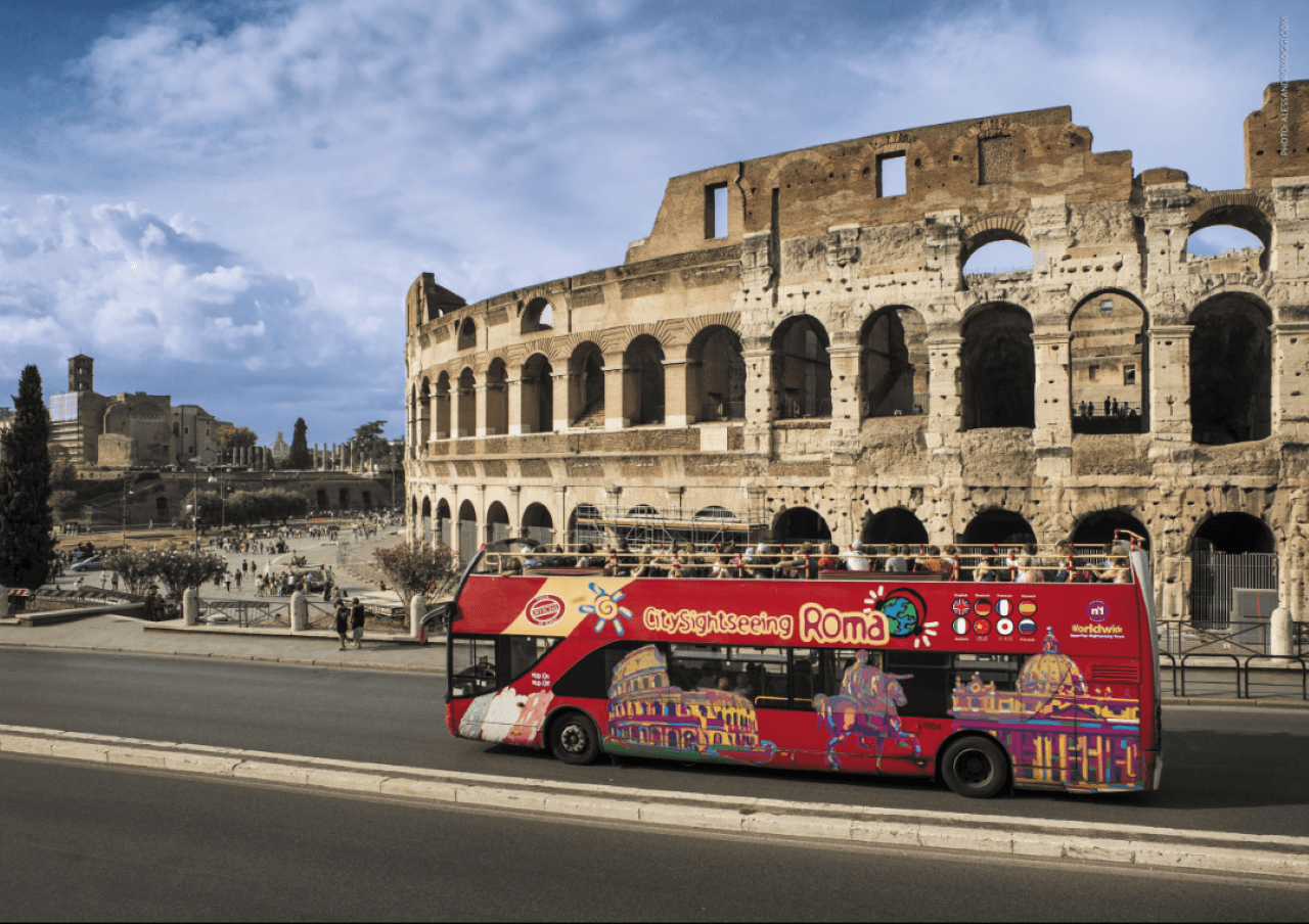 City Sightseeing Rome Hop-on Hop-off Bus Tour with Colosseum, Vatican Museums, and Sistine Chapel - მთავარი სურათი