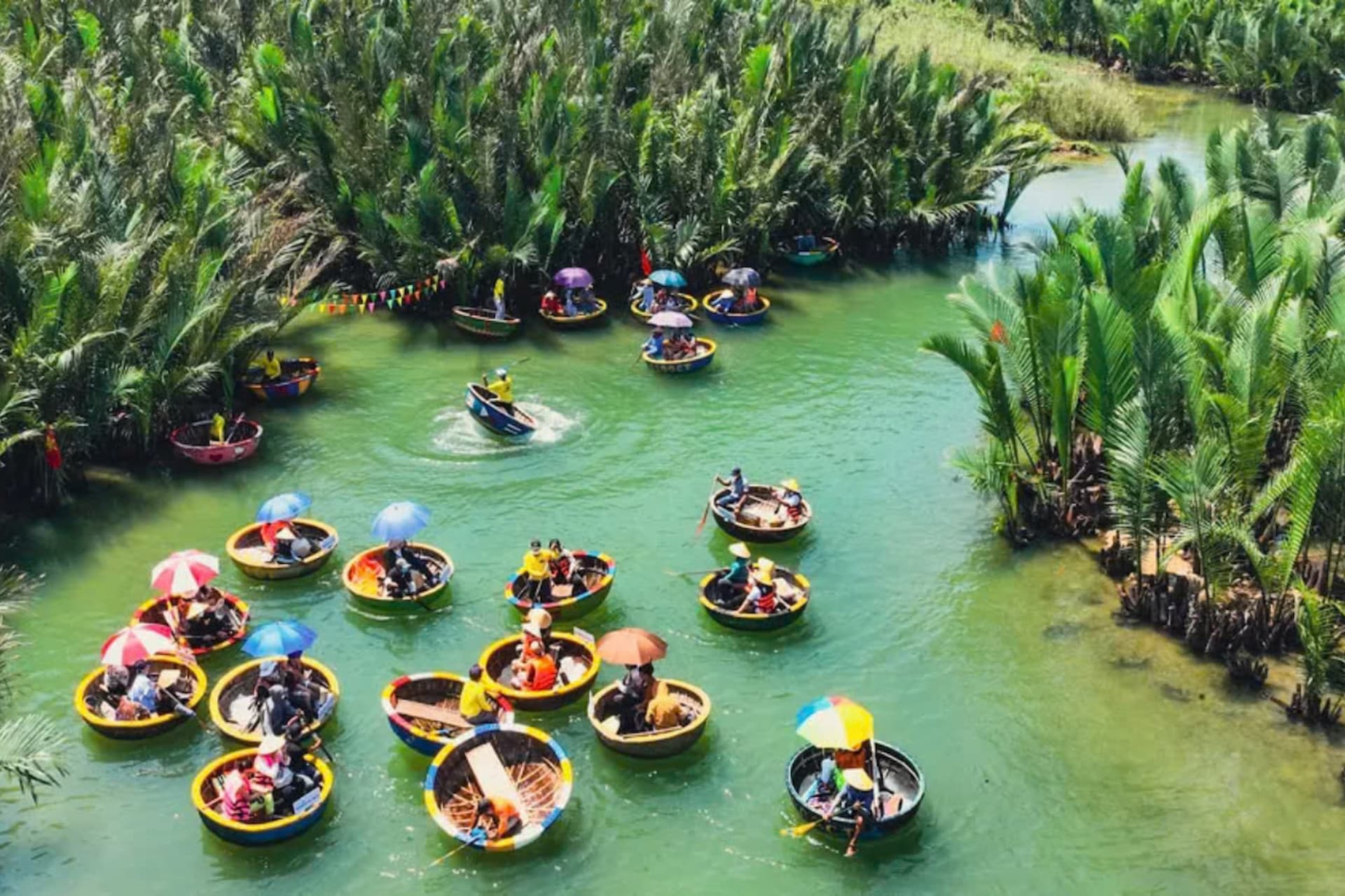 Marble Mountain, Hoi An Ancient Town and Coconut Forest Basket Boat Ride Experience from Da Nang - სურათი 2