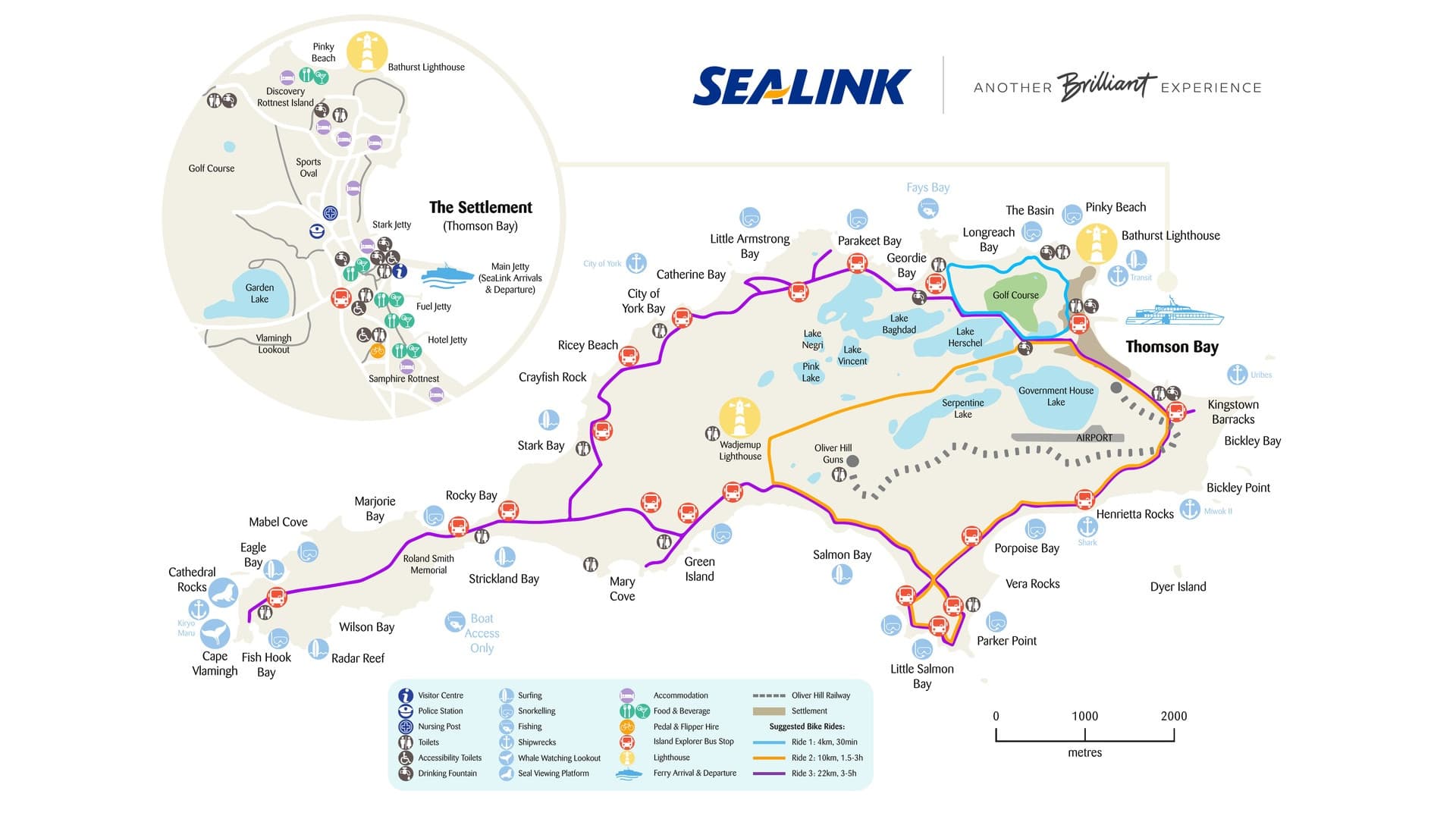 Round Trip SeaLink Ferry Transfer to Rottnest Island with Bike Hire - სურათი 3