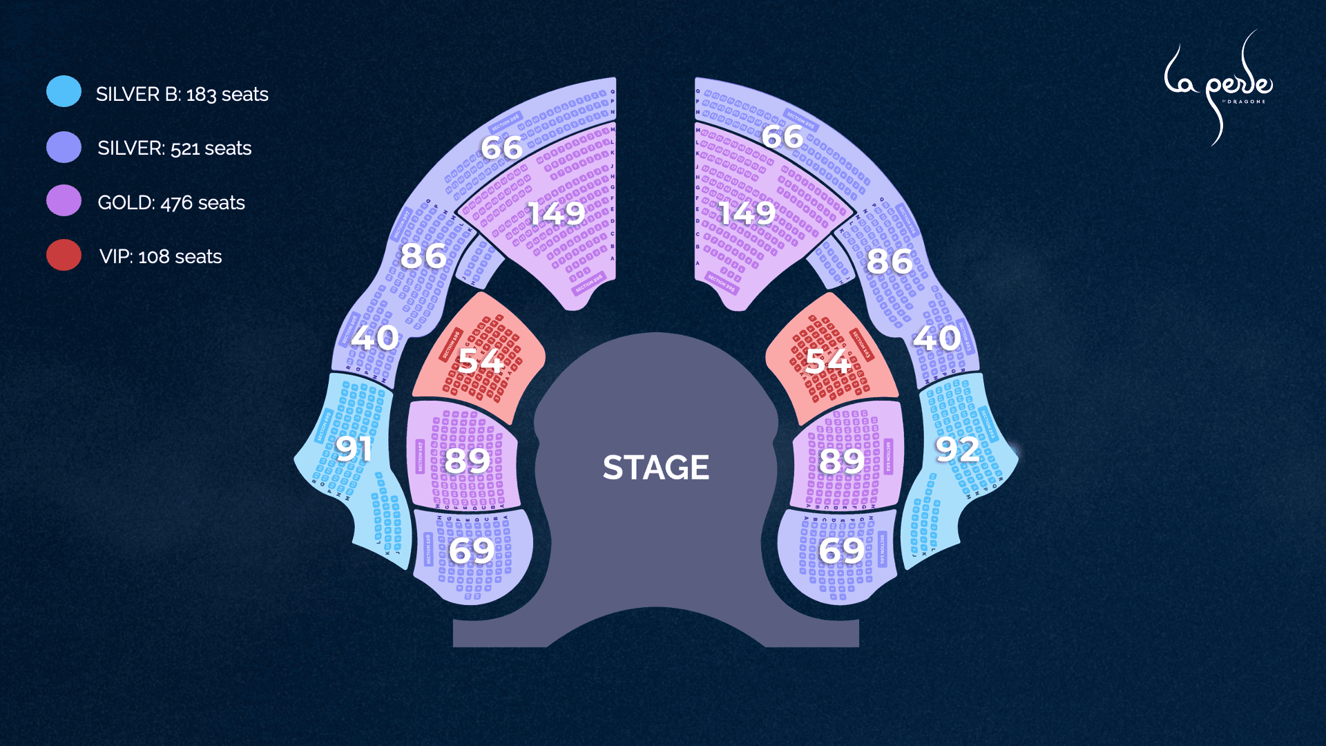 La Perle by Dragone Show Ticket - სურათი 8