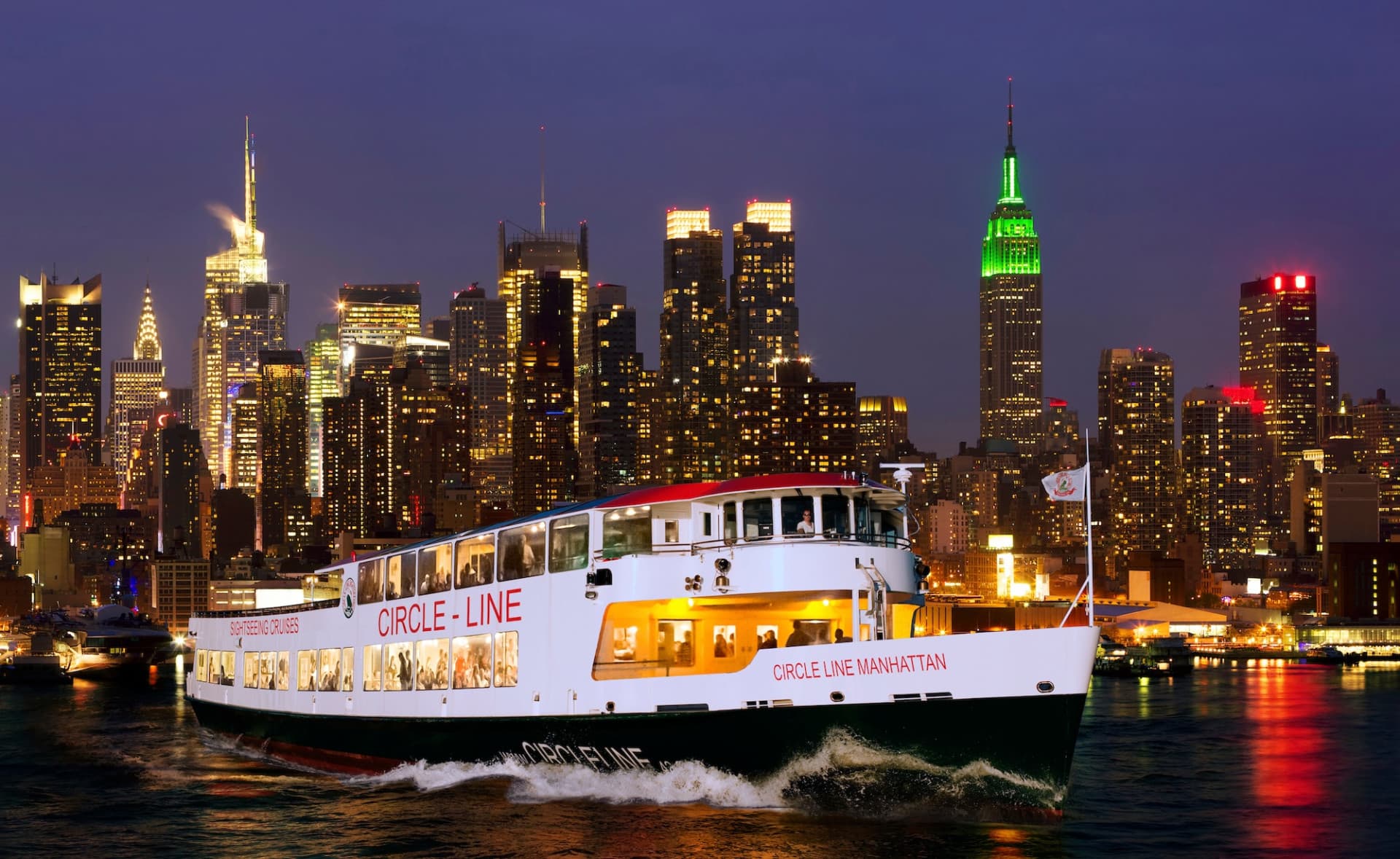 Circle Line "NYC Harbor Lights" Evening Cruise (2 hours): Reserved Straight-to-Board Ticket - მთავარი სურათი