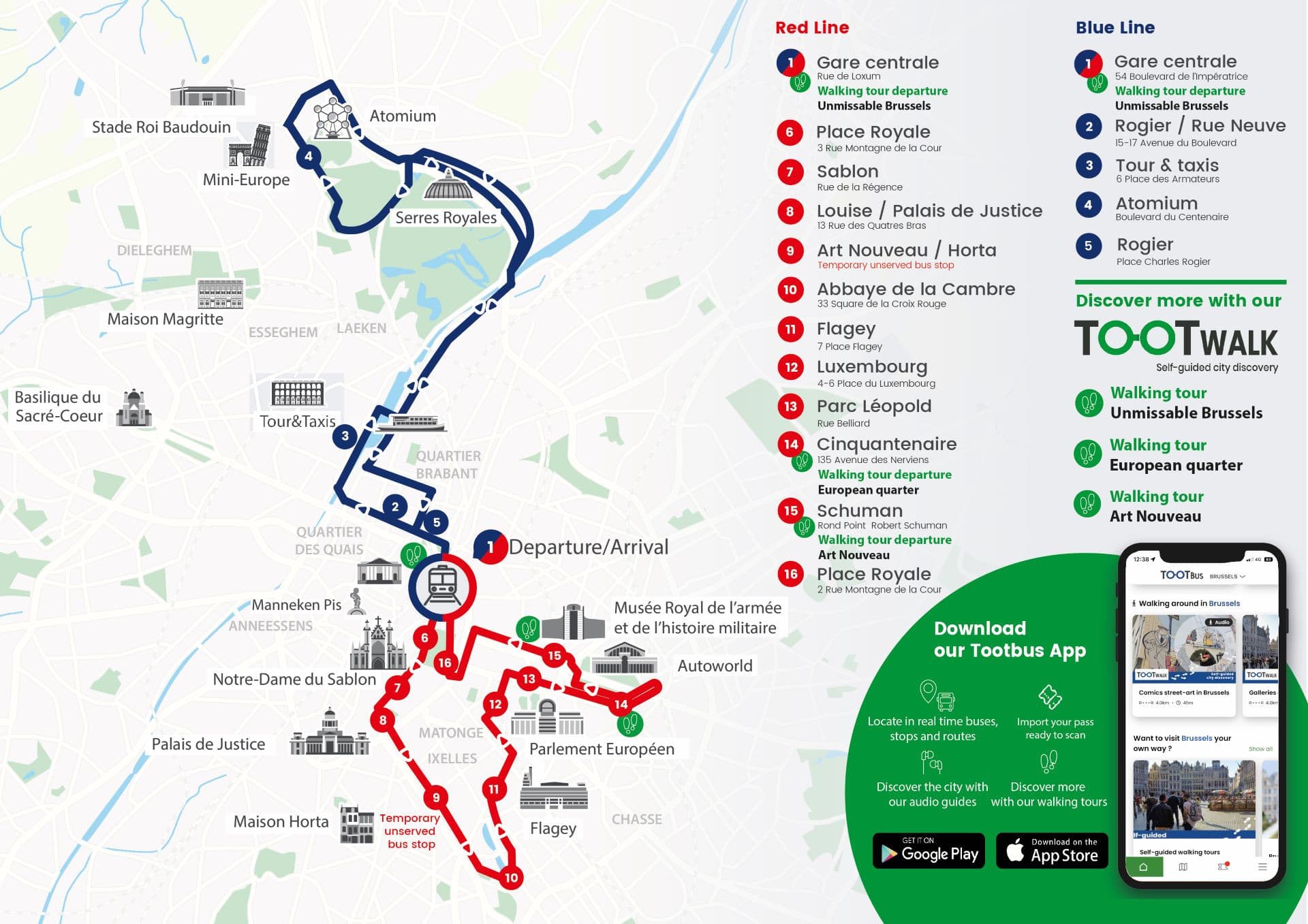 Tootbus Brussels Hop-on Hop-off Bus Tour - სურათი 7