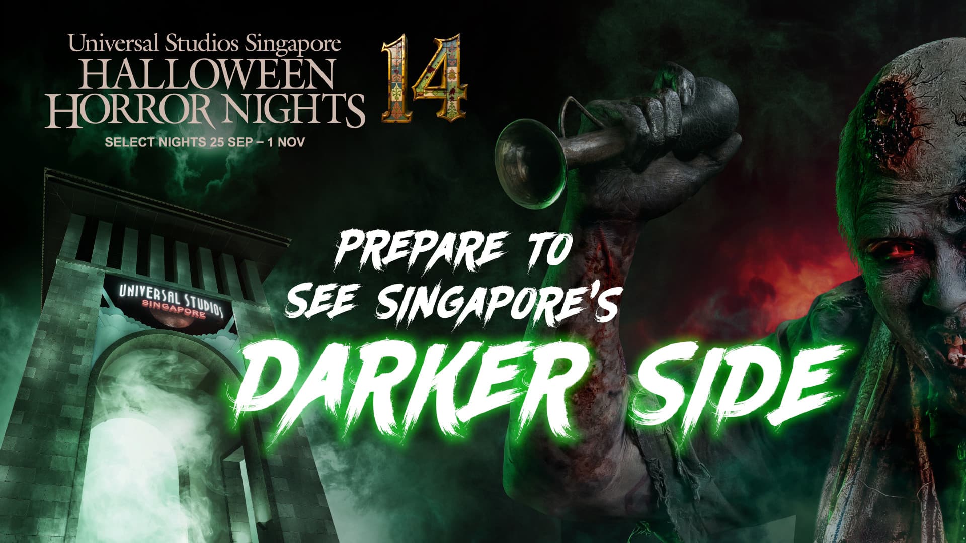 Universal Studios Singapore - Halloween Horror Nights 14 - მთავარი სურათი