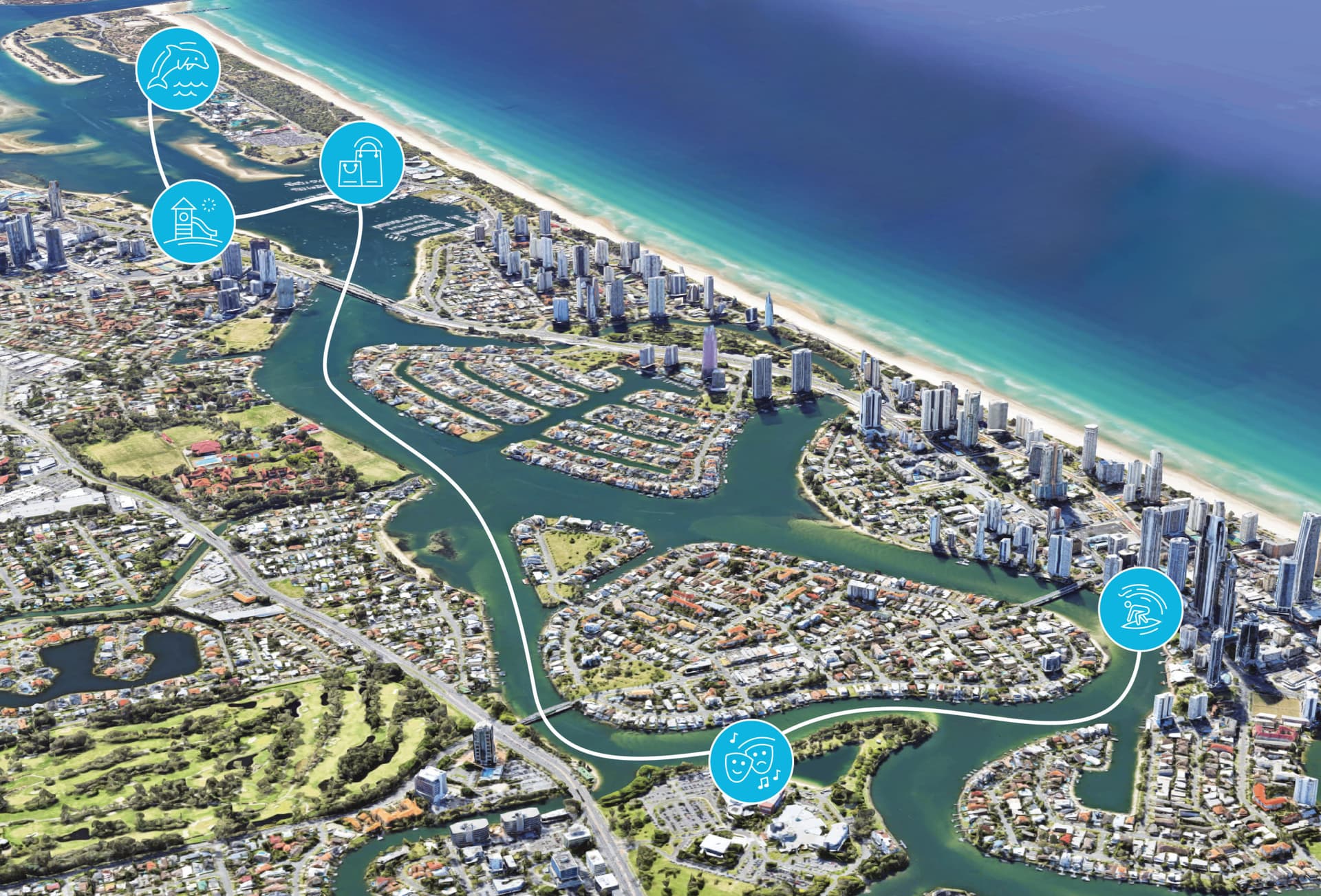 Gold Coast Sightseeing Cruise aboard Hopo Gold Coast Ferry - სურათი 8