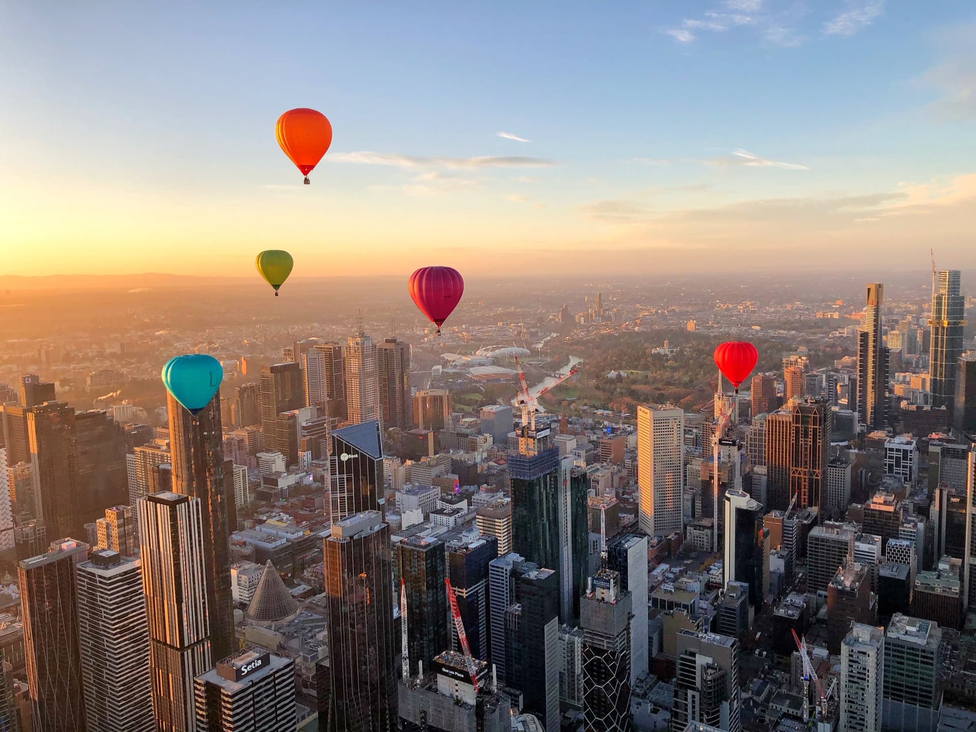 Sunrise Hot Air Balloon Flight over Melbourne with Photos - მთავარი სურათი