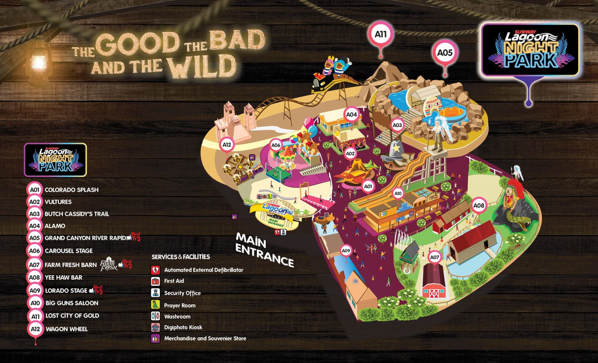 Sunway Lagoon Theme Park Ticket - სურათი 41