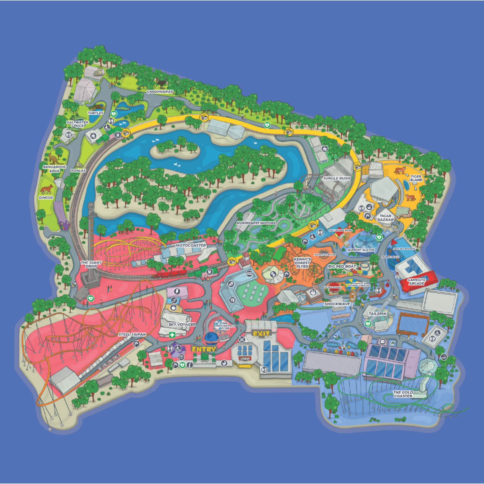 Dreamworld Gold Coast Ticket - სურათი 6
