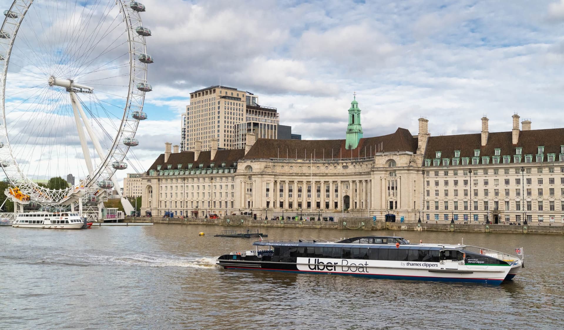 River Thames Uber Boat Transfer by Thames Clippers - მთავარი სურათი