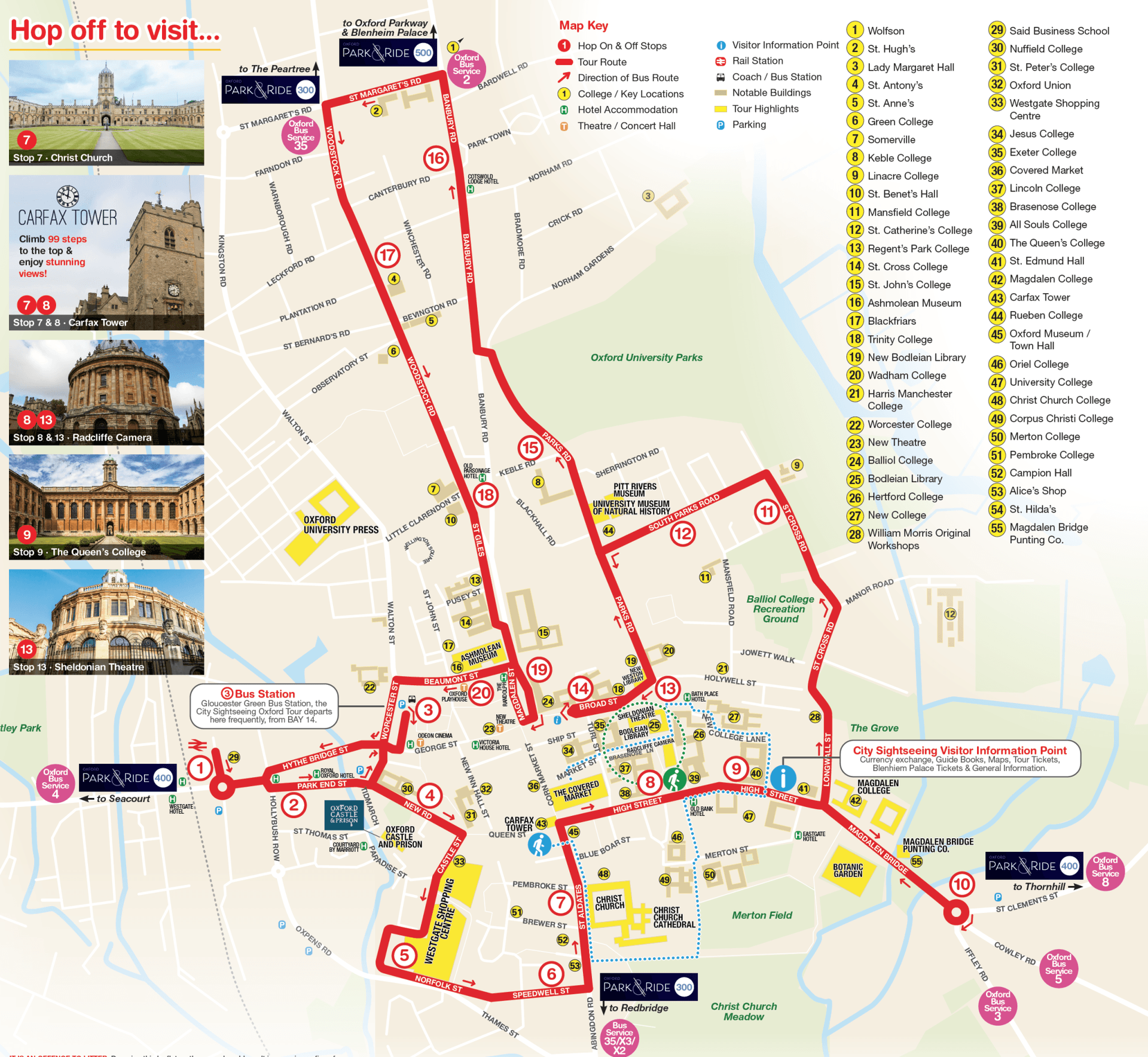 City Sightseeing Oxford Hop-on Hop-off Bus Tour - სურათი 6
