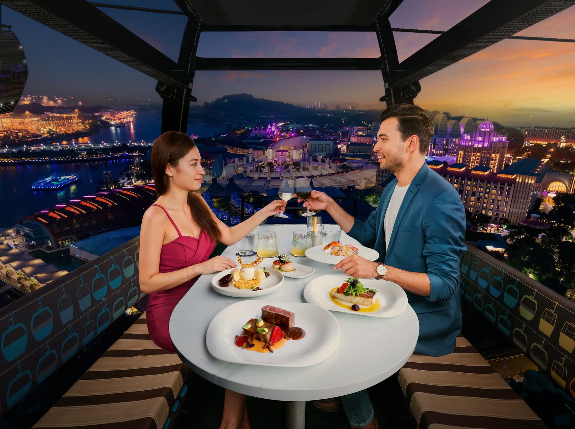 Singapore Cable Car Sky Dining Experience - სურათი 2